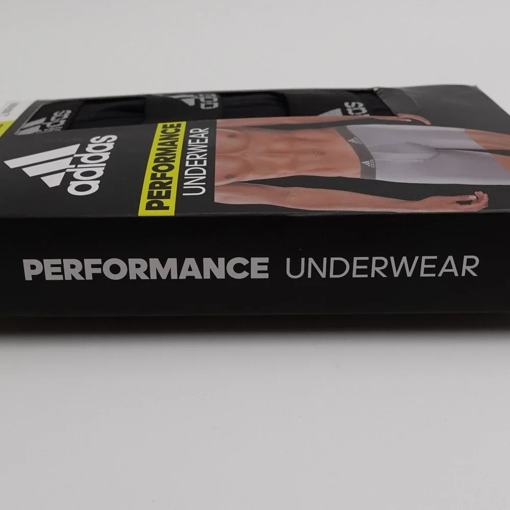 Adidas Boxer Briefs Mens XL Black 3 Pack Performance Quick Dry AEROREADY 5152376